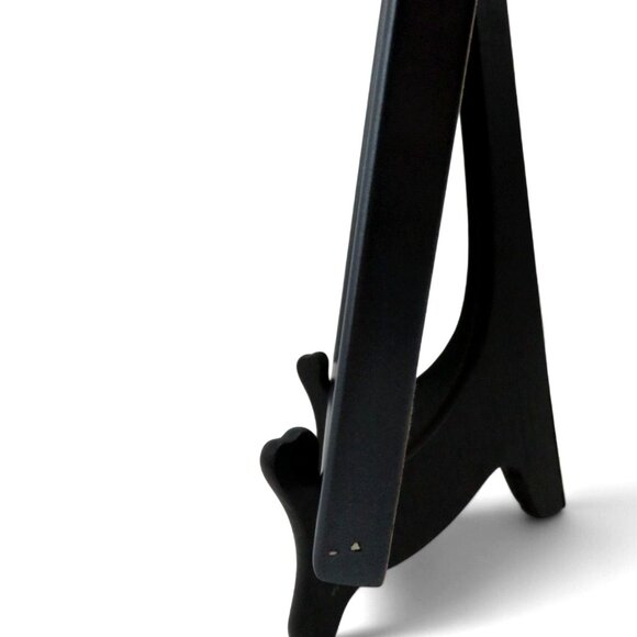 LION King NEEDLEPOINT Framed in Black Wood Frame 10.7 x 9.5" Vintage - Picture 8 of 10